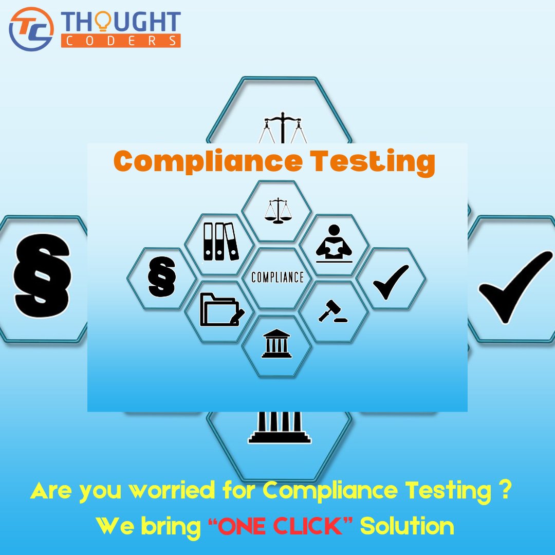 thoughtcoders's tweet image. As businesses grows, compliance testing is mandatory for every Software Application & it makes more complexity in Software Development Teams. We bring one click solution for your end to end Compliance Testing needs.
Feel free to reach out to us on info@thoughtcoders.com