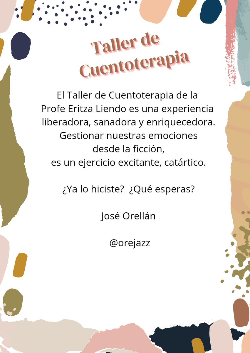 El mejor regalo que me he brindado en tiempos recientes.
<a href="/decirypoder/">decirypoder</a> <a href="/liendo_eri/">Eritza Liendo ❤️🐶❤️</a> <a href="/LaDeLosPostres/">Del Valle Liendo</a> 
💯% Recomendado