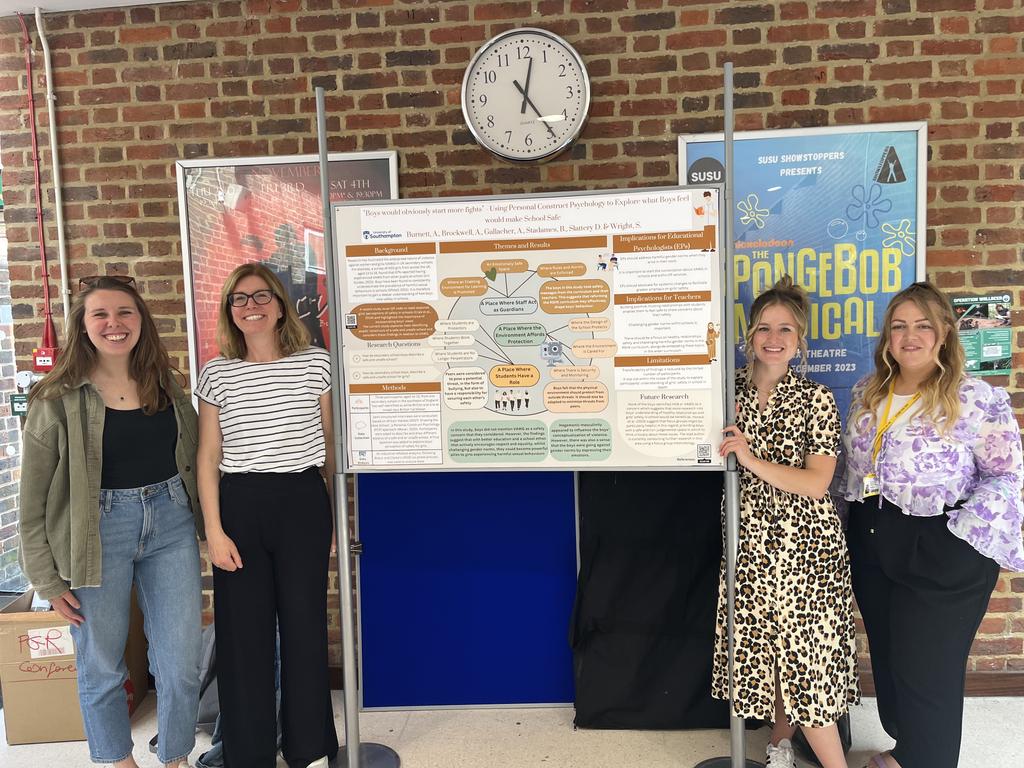 What do boys think makes a safe school? Amy, Anna, Alana and Becca used PCP to find out!