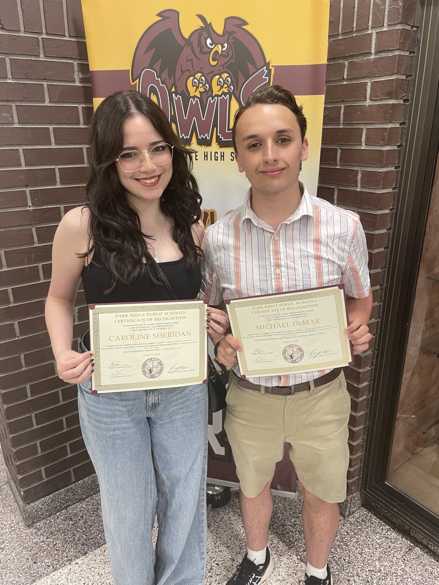 Caroline Sheridan and Michael DeMar were recognized by the PRBOE at their June meeting for winning multiple screen writing and film making awards. Congratulations! #shredsofevidence