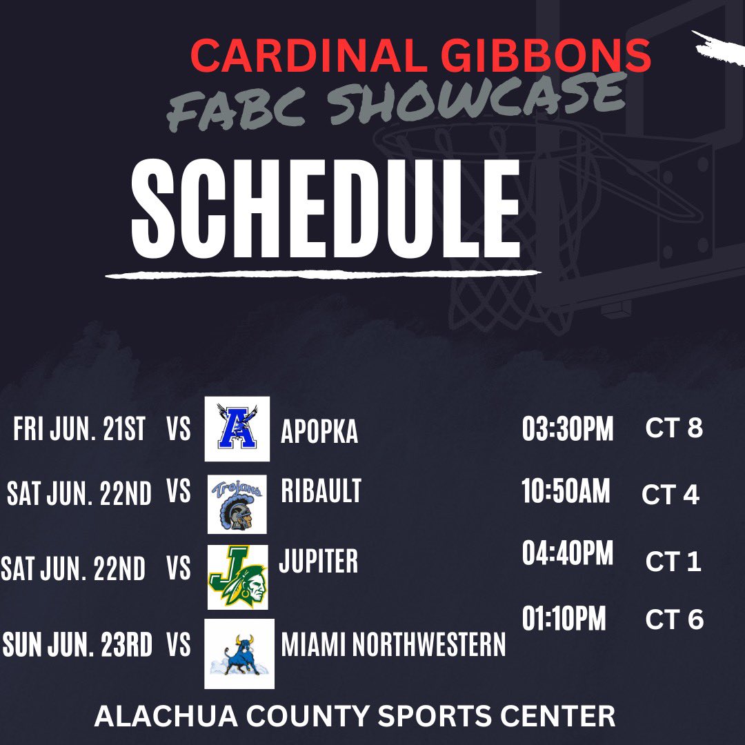 FABC SCHEDULE! #grateful