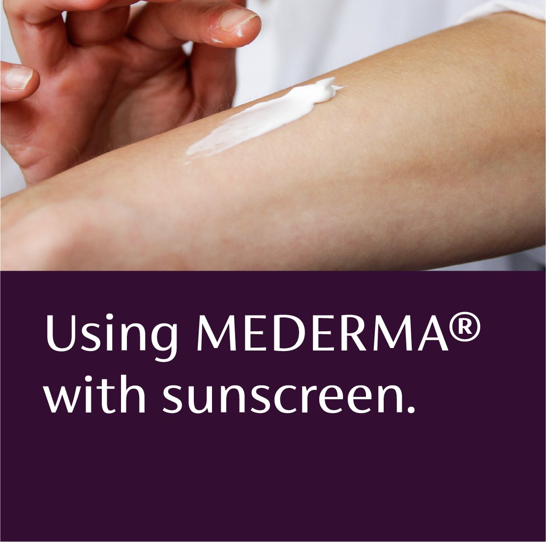 Mederma's tweet photo. To get the most out of your Mederma and sunscreen, make sure to apply your Mederma cream first, allowing it to absorb before applying SPF products. #SunSafety #Mederma https://t.co/jmdHAVot7o