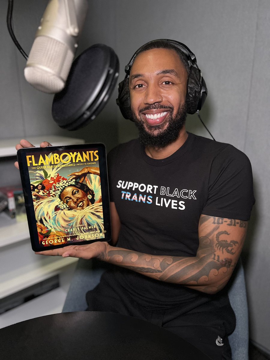 8 hours in the booth. I can officially say the audiobook for Flamboyants is done. Preorder - us.macmillan.com/books/97803743…