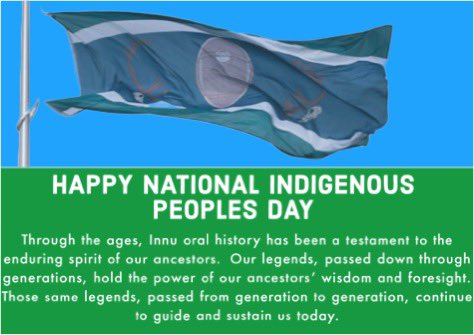Happy National Indigenous Peoples Day. #Innu