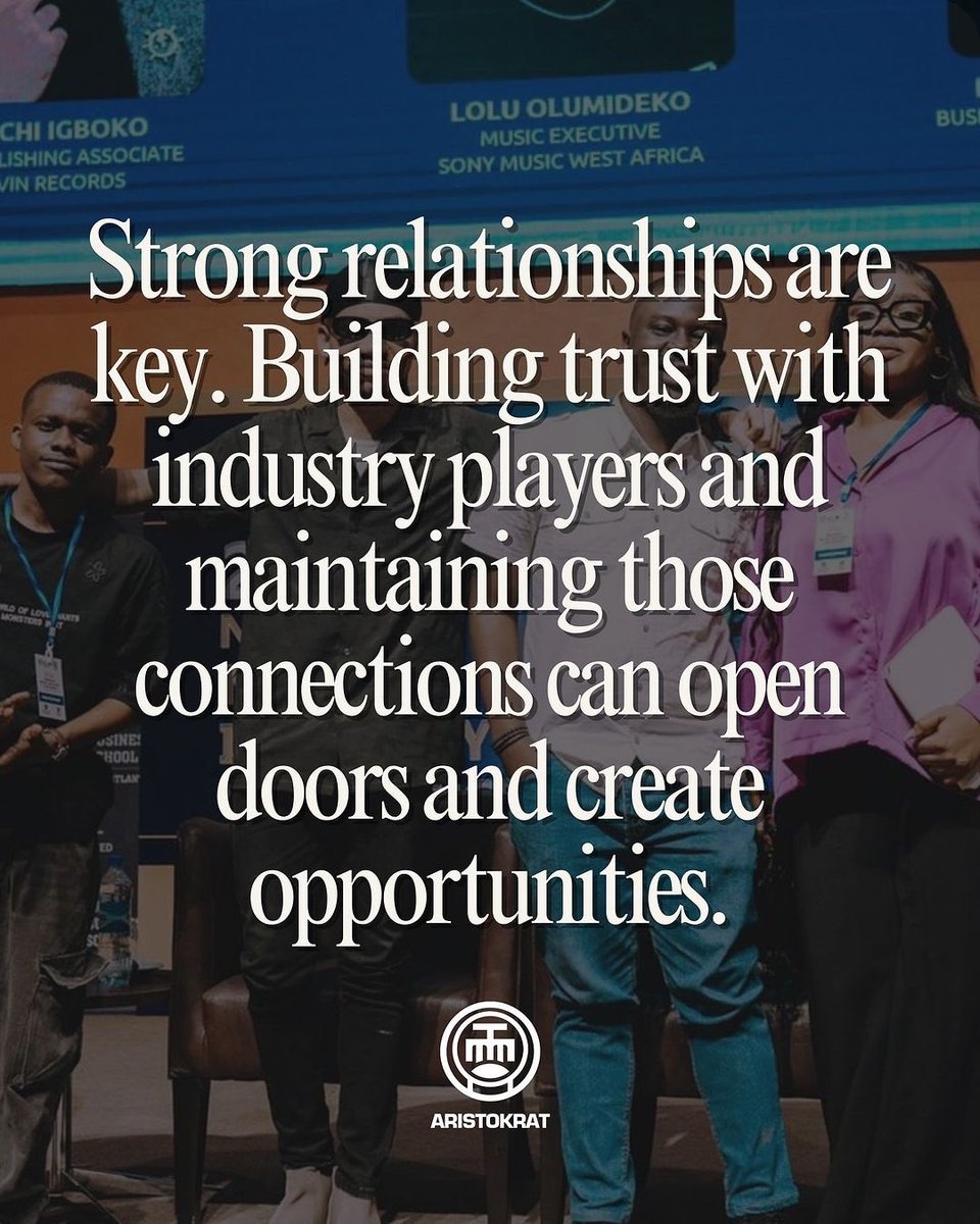 aristokratgroup's tweet image. Ever wondered what makes a music label successful? @Johdavincii In his interview with @businessdayng ✨share  insights.

#musicindustrytips #mentorshipjourney #aristokrat
