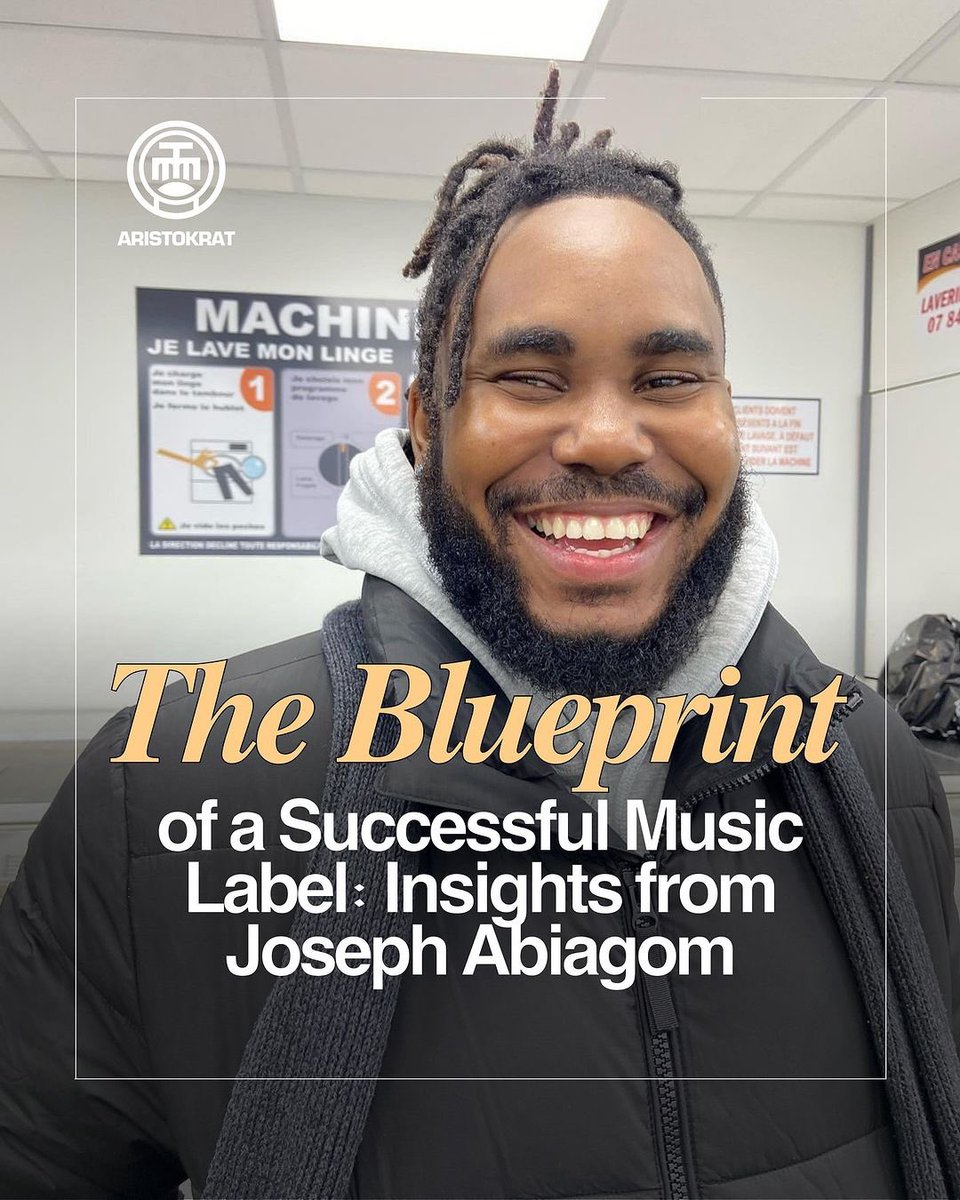 aristokratgroup's tweet image. Ever wondered what makes a music label successful? @Johdavincii In his interview with @businessdayng ✨share  insights.

#musicindustrytips #mentorshipjourney #aristokrat