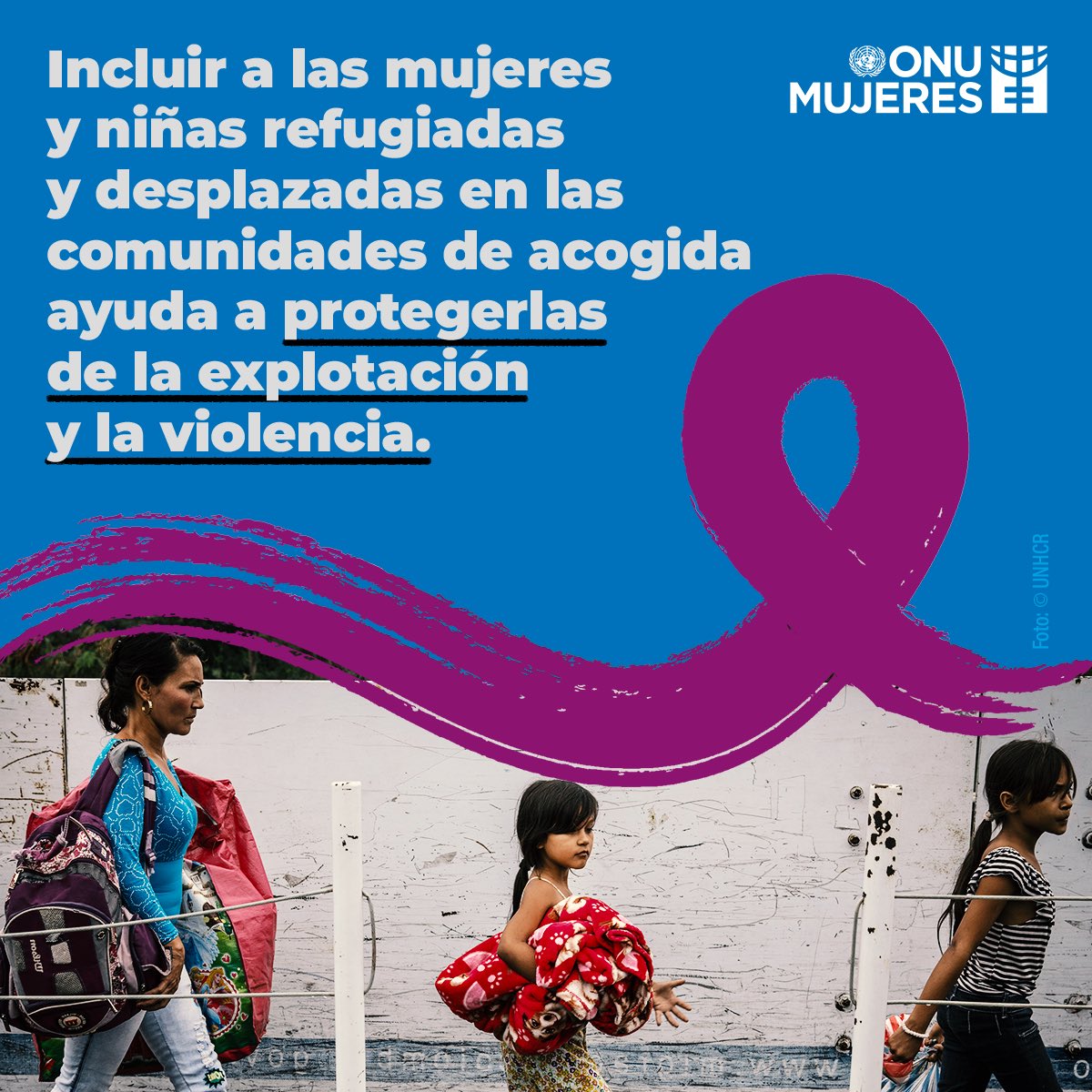 👉🏽Demasiadas mujeres desplazadas por la fuerza, incluidas aquellas con discapacidad, son víctimas de abusos. Pocas tienen acceso a servicios de protección.