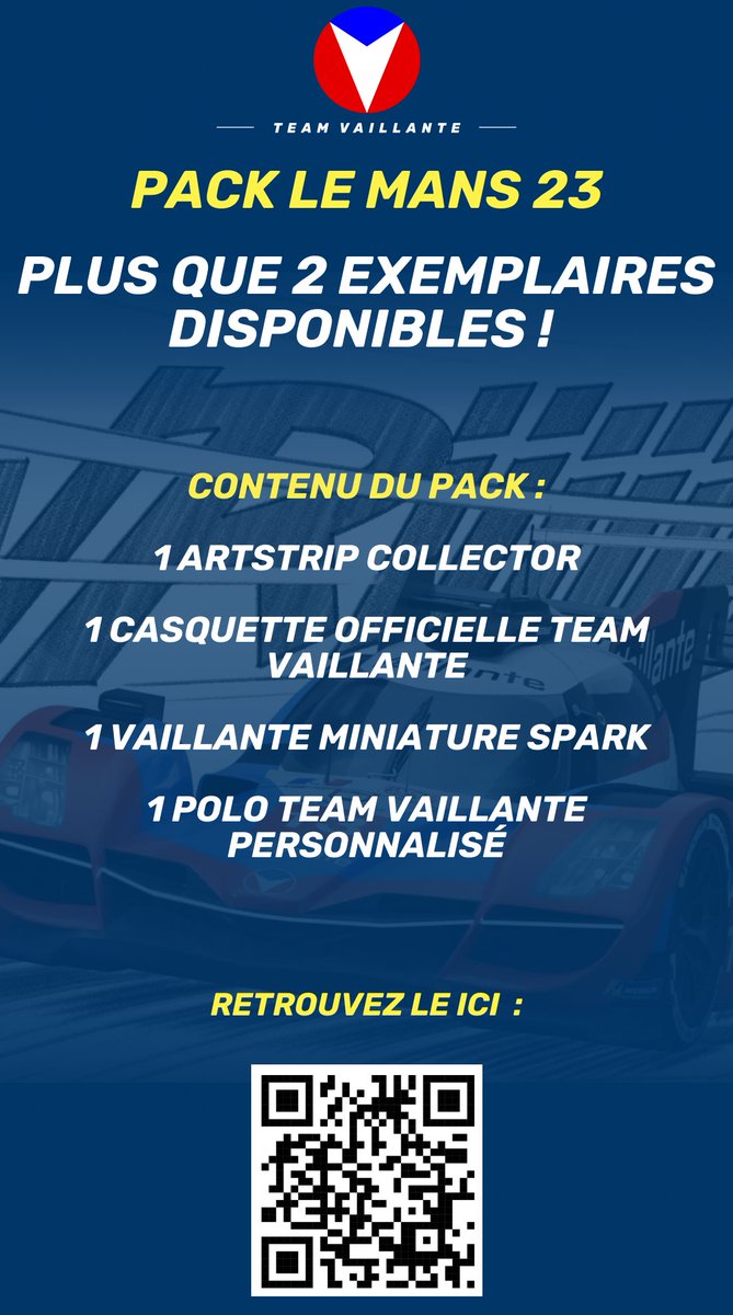🏎️ #ArtStrip #LeMans 23 - Only 2 copies left! 🏎️

Don't miss your chance to own the #LeMans 23 Pack from #TeamVaillante, a #LimitedEdition for fans of #racing and <a href="/MichelVaillant_/">Michel Vaillant</a> ! 🌟

Find the details here: bit.ly/3XE6KYG