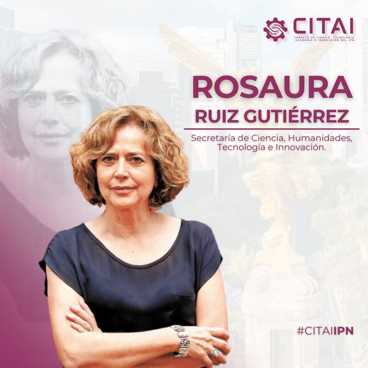 CITAI_IPN's tweet photo. 📣 ¡Muchas felicidades a la Dra. @rosauraRuiz4  por su nombramiento como Secretaria de Ciencia, Humanidades, Tecnología e Innovación en la administración de la Presidenta Electa Claudia Sheinbaum! 🎉 Estamos seguros de que su liderazgo y experiencia impulsarán a nuestro país. 🔬 https://t.co/pKWRIVKiVI