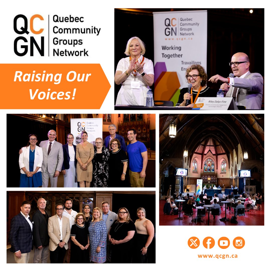 #QCGN2024 🙌Thank you to everyone who joined us last night at our 2024 AGM! Together, we're "Raising Our Voices" and making a difference for Quebec's English-speaking community. Your support and engagement are invaluable. #RaisingOurVoices