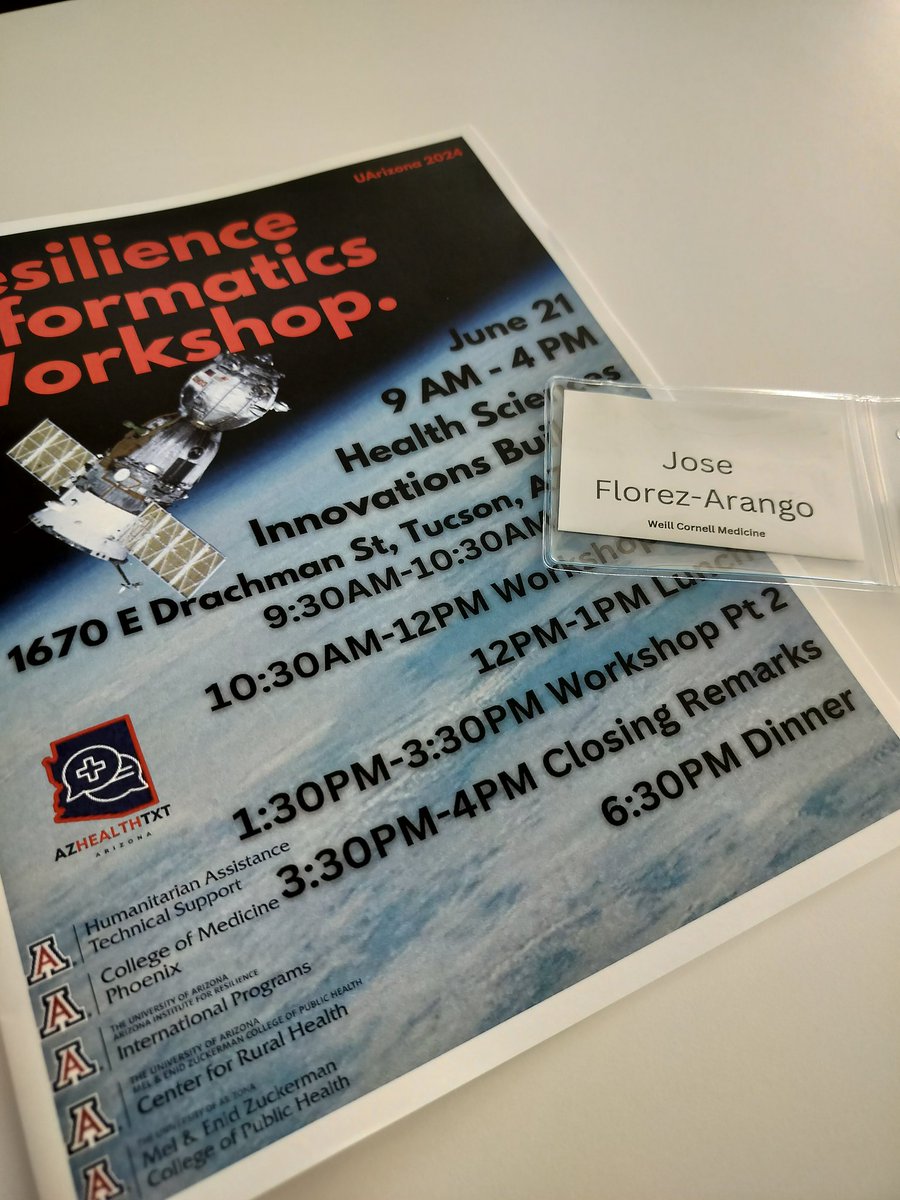 Excited to be part of this discussion and this innovative field.