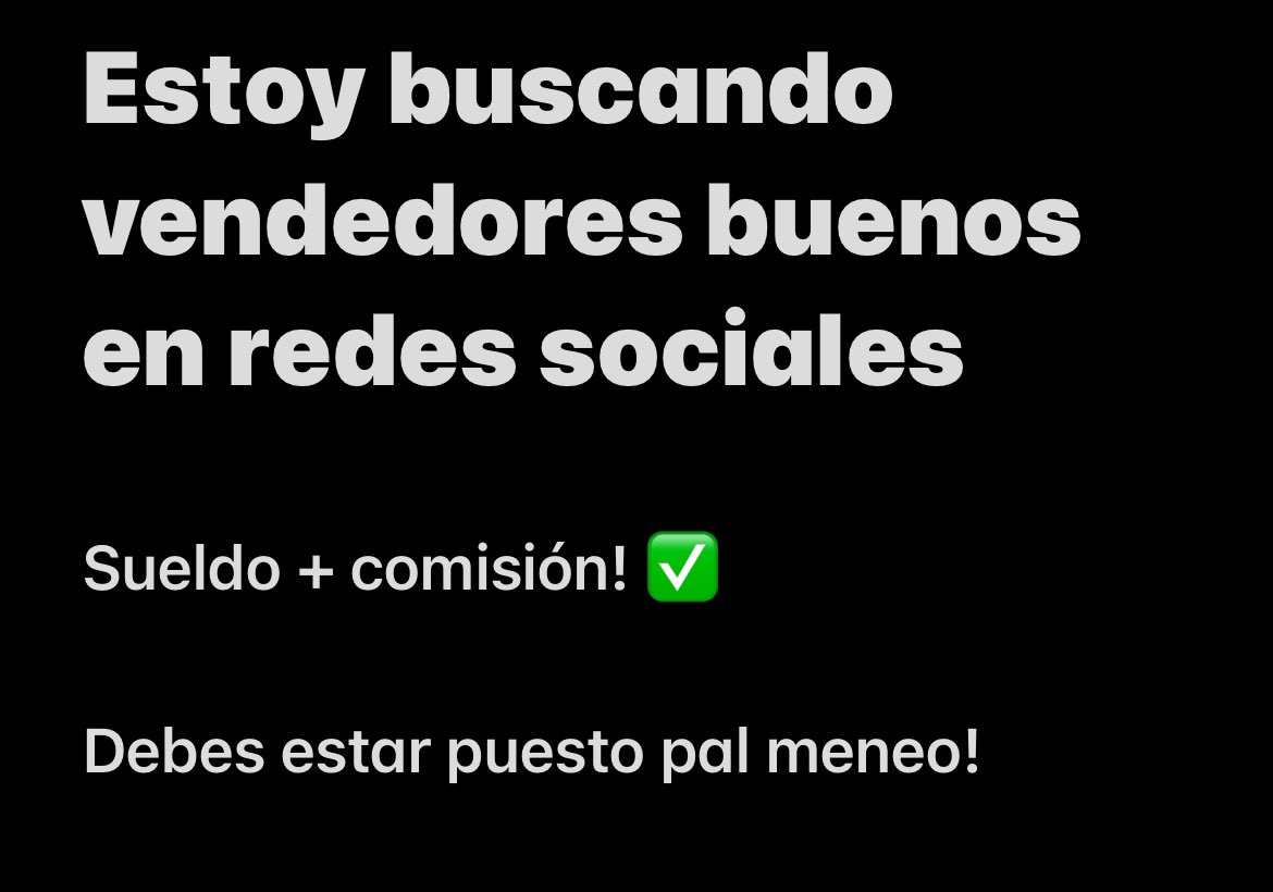 Envía resume al  Wa o TG si lo tienes , si no al email 787proyectoup@gmail.com
