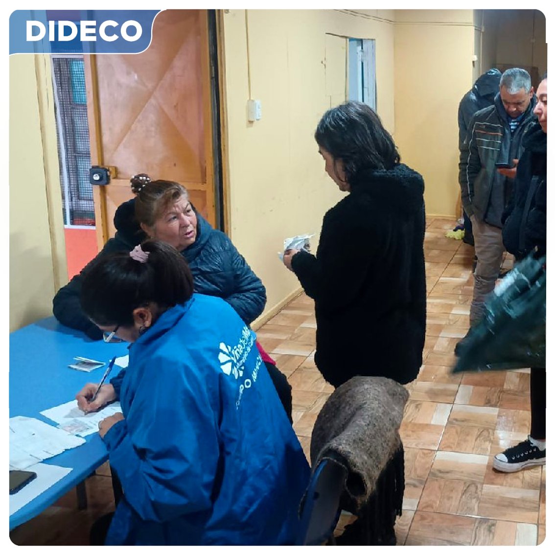 Invitamos a las vecinas y vecinos a llamar a los teléfonos habilitados.

Central Emergencias:
+569 6832 8163
+569 7386 7283
+569 7498 8650
+569 9640 5665

Emergencias por Daños a la Vivienda:
+569 7386 7207
+569 4648 9446

Personas en Situación de Calle:
+569 7386 7686