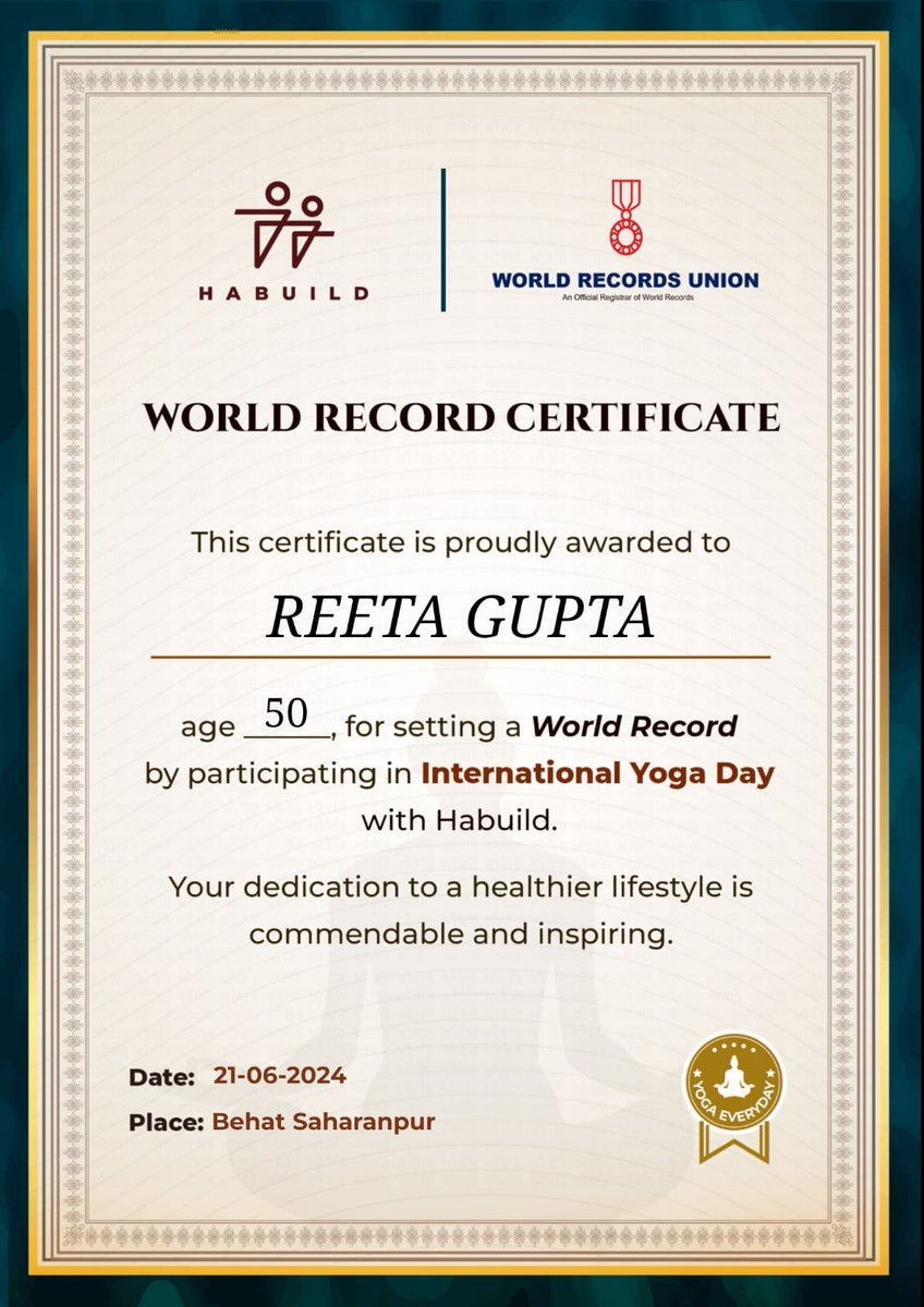 ReetaGu68371380's tweet image. I am inviting you to Join
🇮🇳 #HarGharYOGA 🇮🇳
  
  Burn FAT 🔥
  Reduce STRESS 😇
  Become FLEXIBLE 🏃

FREE YOGA |  10 Days Online 
🗓starts 21st June

with SAURABH BOTHRA 🧘
Govt Certified Yoga Trainer
IIT Graduate | 

*CLICK below* &amp;amp; Know More👇🏻
habit.yoga/REETA_ezb0j