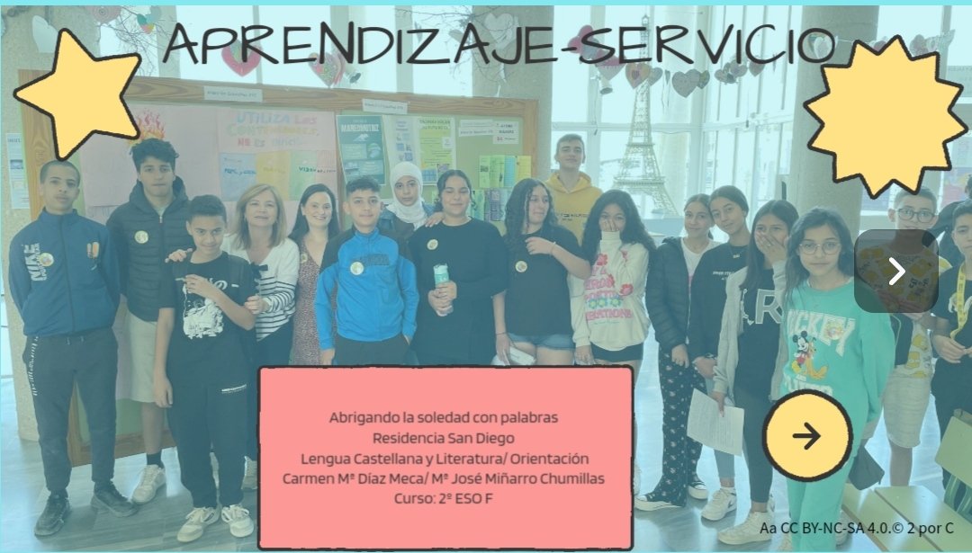 iesprincipe's tweet photo. https://t.co/sn126EYpJw

Los alumnos de 2° de ESO han estado desarrollando junto con los departamentos de Lengua Castellana y Literatura y Orientación y la Residencia de San Diego el proyecto "Abrigando la soledad con palabras". https://t.co/qDcqCa43Ni