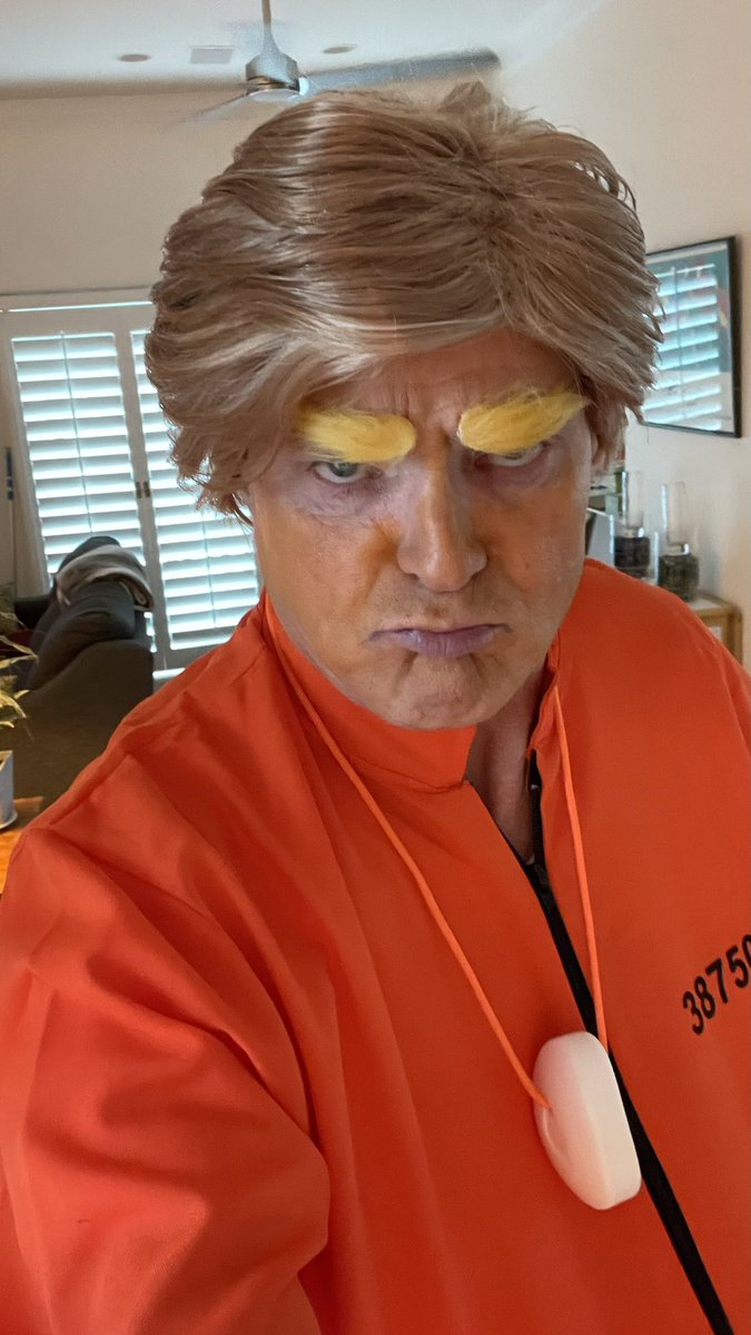 McccrearyJr's tweet photo. @StellaParton Love your posts Stella!!  F#%k Trump! My Halloween costume! https://t.co/z9IJtgEkjh