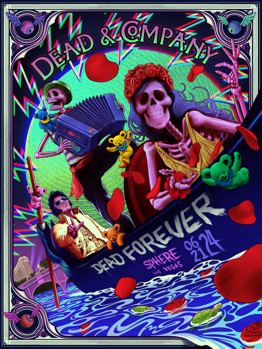 Dead & Company (@deadandcompany) on Twitter photo We’re well on our way to showtime. Buckle up for Friday night! It’s hot out there, Las Vegas! Stay Hydrated! 🛶⚡️
General Admission Floor lines open at 5pm PT.
Pedestrian Bridge from <a href="/VenetianVegas/">The Venetian Resort Las Vegas</a> opens at 5:30pm PT. Doors open at 6pm PT. Showtime is 7:30pm PT. We’re well on our way to showtime. Buckle up for Friday night! It’s hot out there, Las Vegas! Stay Hydrated! 🛶⚡️
General Admission Floor lines open at 5pm PT.
Pedestrian Bridge from <a href="/VenetianVegas/">The Venetian Resort Las Vegas</a> opens at 5:30pm PT. Doors open at 6pm PT. Showtime is 7:30pm PT.
