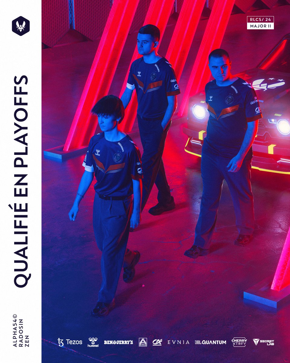 TeamVitality's tweet image. WE ARE QUALIFIED FOR PLAYOFFS, SEE YOU IN THE COPPER BOX ARENA #VITWIN

💛 @Alpha54RL @zenrll @Radosin75 @FairyPeak 

GGs @FURIA