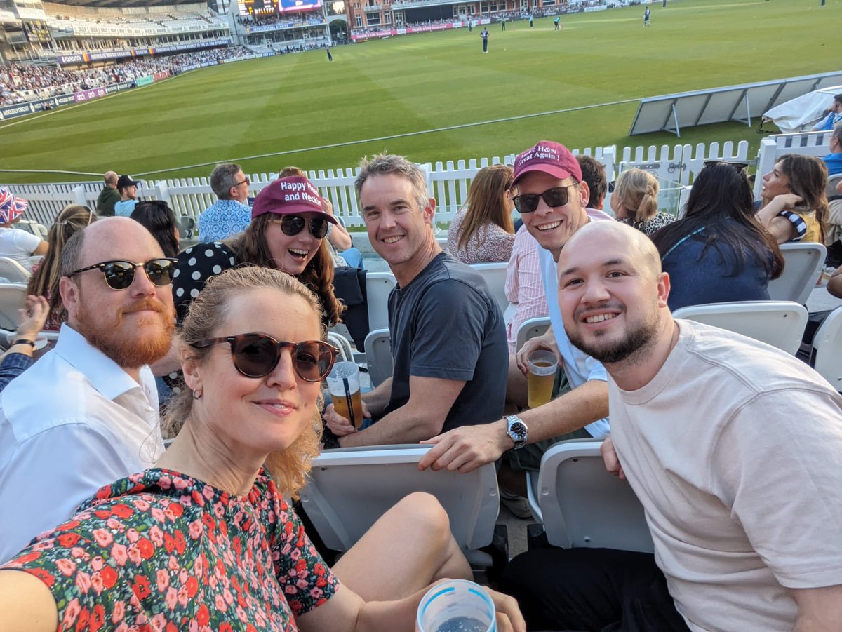 Niamh Gavaghan (@niamhgavaghan) on Twitter photo Great night was had at the annual network H&N cricket 🏏 trip to Lords - thank you <a href="/londonhead_neck/">Nick Kalavrezos</a> <a href="/nclcancer/">North Central London Cancer Alliance</a> <a href="/UCLHCancerFund/">UCLH Charity Cancer Fund</a> for subsidising the tickets and was great to have our Anaesthetic, Pre op medicine and ICU colleagues join us this year 😎<a href="/ClareSchilling/">Clare Schilling</a> <a href="/AxelSahovaler/">Axel Sahovaler</a> Great night was had at the annual network H&N cricket 🏏 trip to Lords - thank you <a href="/londonhead_neck/">Nick Kalavrezos</a> <a href="/nclcancer/">North Central London Cancer Alliance</a> <a href="/UCLHCancerFund/">UCLH Charity Cancer Fund</a> for subsidising the tickets and was great to have our Anaesthetic, Pre op medicine and ICU colleagues join us this year 😎<a href="/ClareSchilling/">Clare Schilling</a> <a href="/AxelSahovaler/">Axel Sahovaler</a>