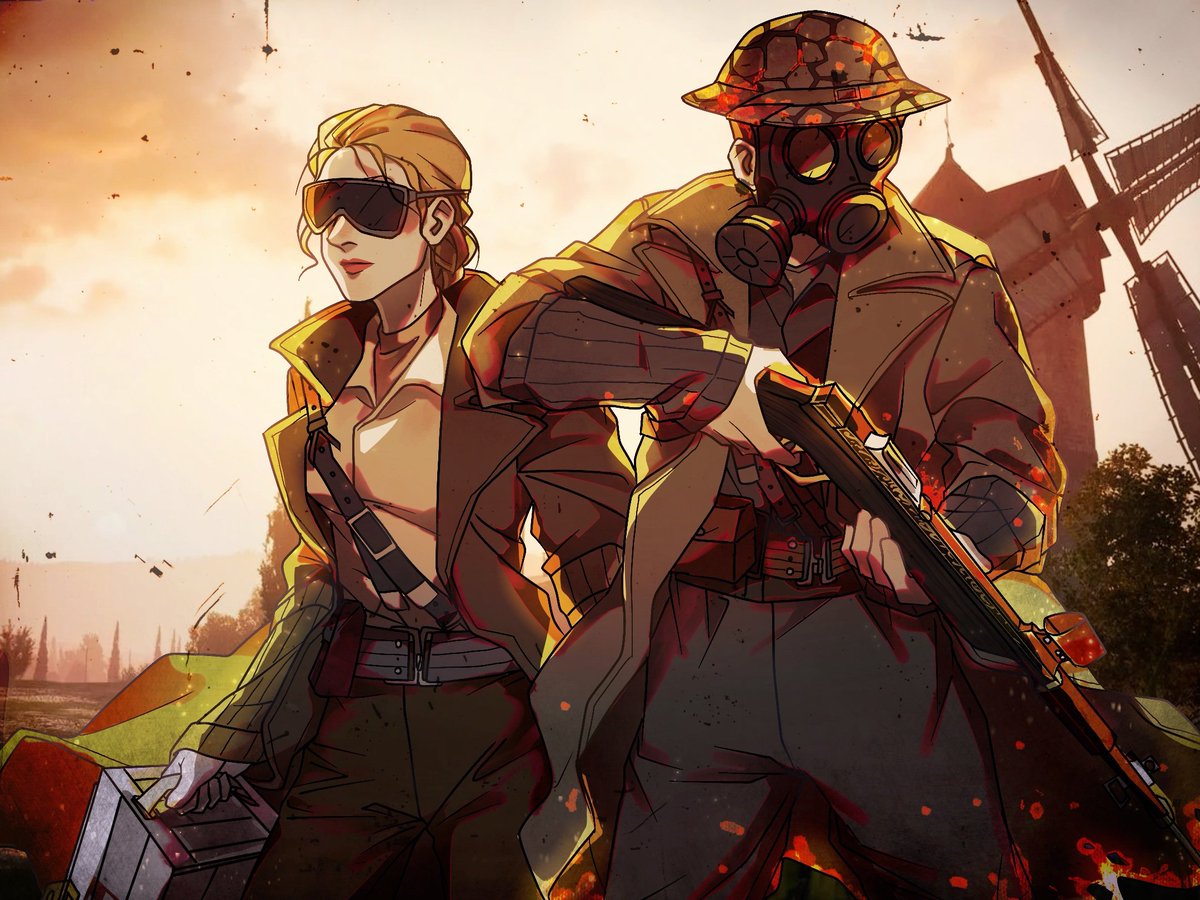 littleha23312's tweet image. Me and my boyfriend in Battlefield V.
#BattlefieldV