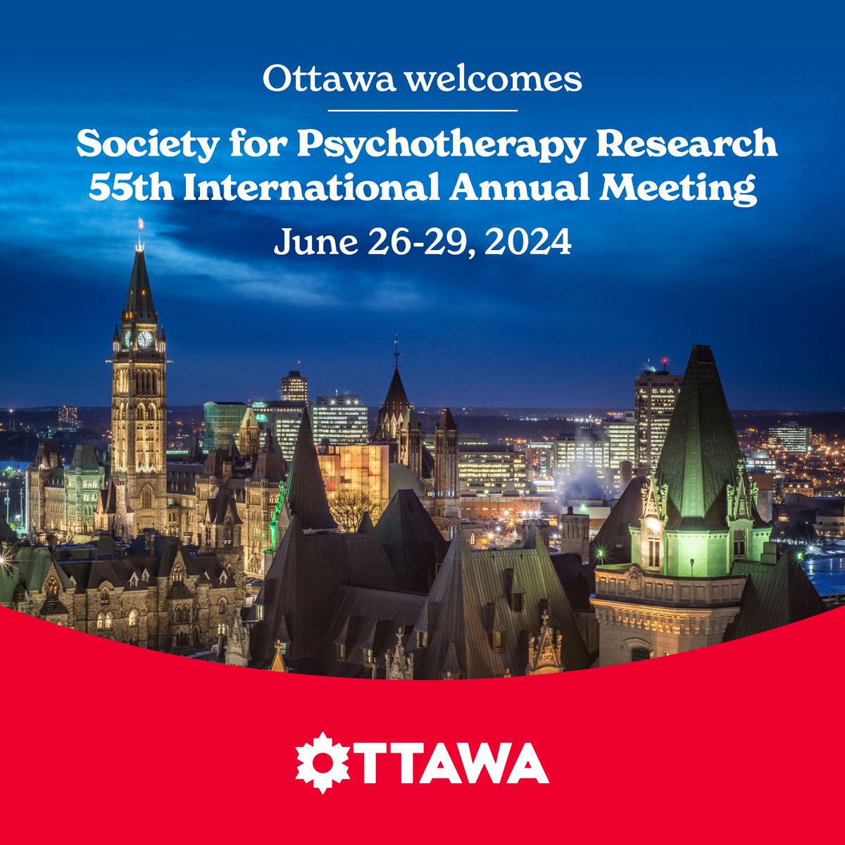 Welcome to all those attending the 55th <a href="/SPRtweets/">SPR ➡️ Bluesky: @SPRtweets</a> International Annual Meeting from June 26-29, 2024. 👏 😍  

Embrace summer in the national capital region with a picturesque walk along the Rideau Canal, a drink on a lush patio and more. 🌊🍹🍦 

#MyOttawa #MeetOttawa