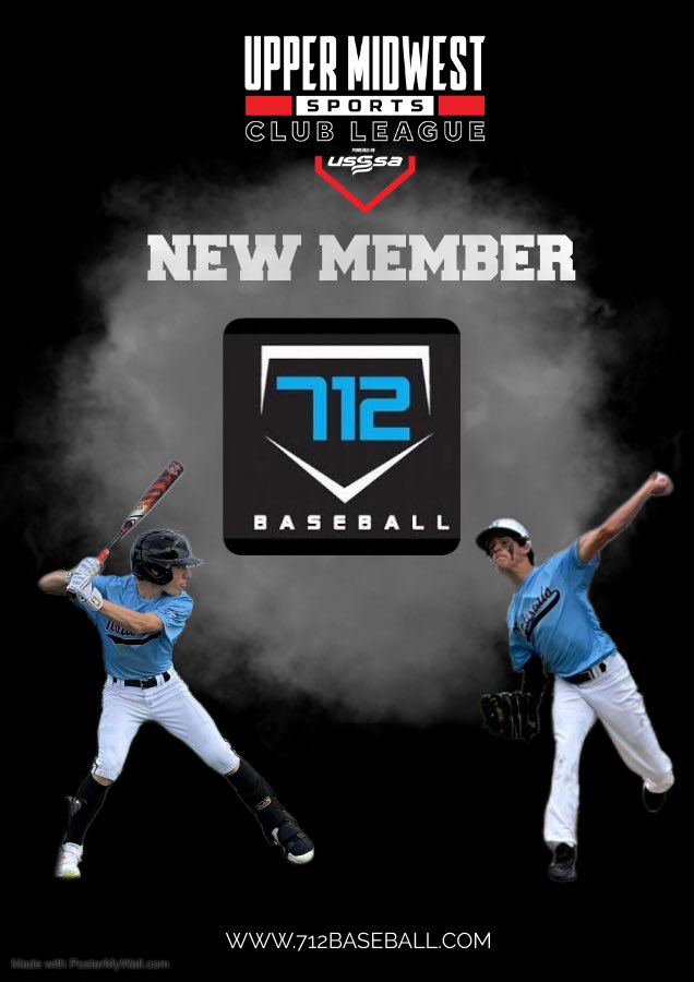 Upper Midwest Baseball (@uppermwbaseball) on Twitter photo 🚨Excited to announce a new member of the Club League
⚾️ 712 Baseball <a href="/712bsbl/">712 Baseball</a>
⚾️Website:
712baseball.com
⚾️More info⬇️
uppermidwestsports.com/club-league 🚨Excited to announce a new member of the Club League
⚾️ 712 Baseball <a href="/712bsbl/">712 Baseball</a>
⚾️Website:
712baseball.com
⚾️More info⬇️
uppermidwestsports.com/club-league