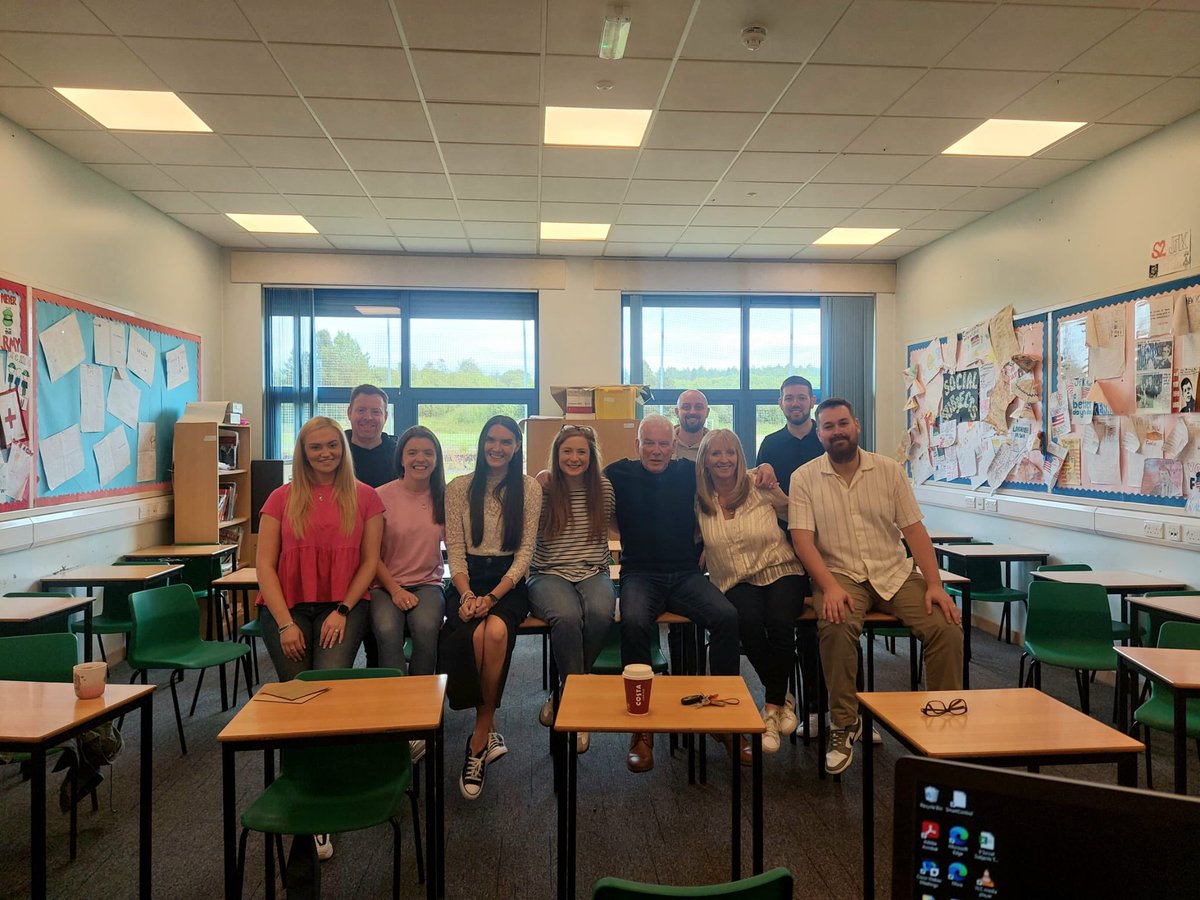 End of an era 🥲 Wishing  Mr Canning and Mrs Docherty a very happy retirement 💕