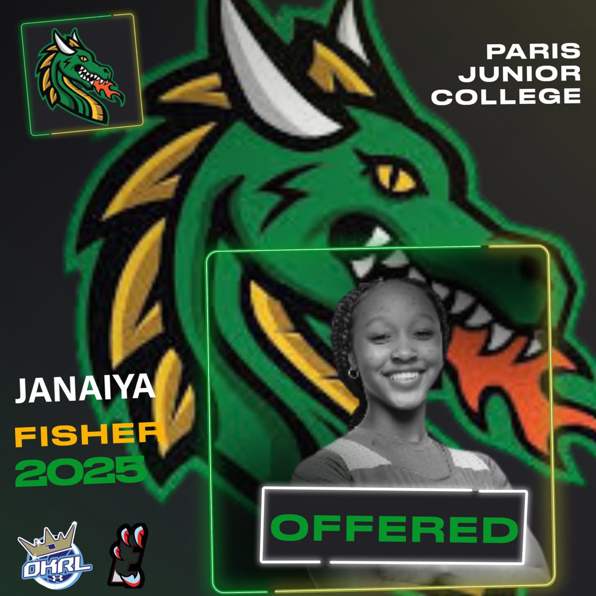 Janaiya Fisher (@janaiya_fisher3) on Twitter photo After a great day at camp I am blessed to receive an offer from <a href="/pjcwbasketball/">Paris JC Women’s Basketball</a> @OKRL_knight <a href="/ok_royallegacy/">Oklahoma Royal Legacy Basketball Club</a> After a great day at camp I am blessed to receive an offer from <a href="/pjcwbasketball/">Paris JC Women’s Basketball</a> @OKRL_knight <a href="/ok_royallegacy/">Oklahoma Royal Legacy Basketball Club</a>