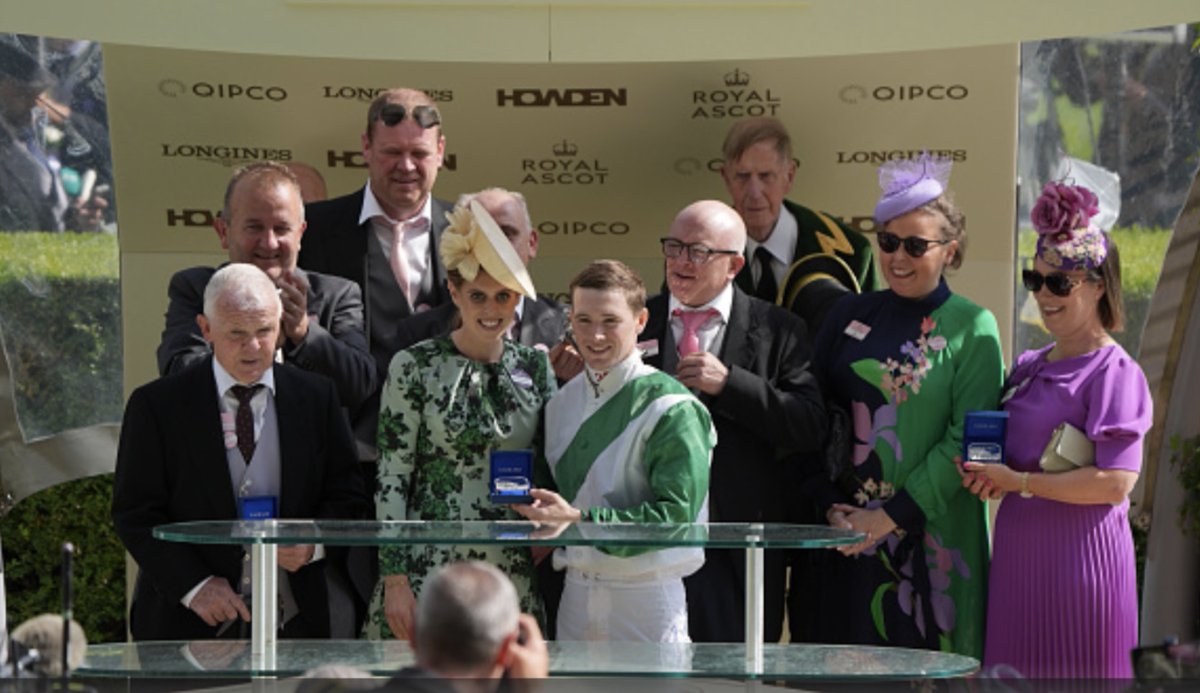 Princess Beatrice <a href="/yorkiebea/">Princess Beatrice of York</a> attends day four of Royal Ascot at Ascot Racecourse, Berkshire.Friday June 21, 2024. <a href="/RoyalFamily/">The Royal Family</a> <a href="/KensingtonRoyal/">The Prince and Princess of Wales</a> #kingcharles