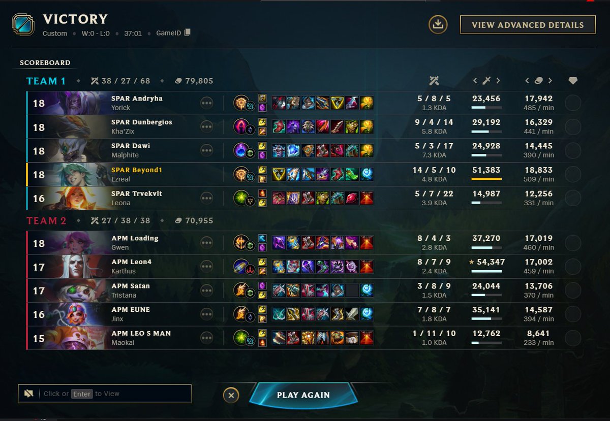 even thought the split didint go as expected i am grateful for everything and i am feeling happy that i am part of this organization <a href="/SpartansEu/">Spartans EU</a> ...and last game of the split was super super fun !ggs to everyone and i hope the best to all !