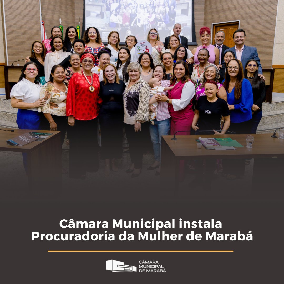 CamaraMaraba's tweet photo. 𝗖𝗮̂𝗺𝗮𝗿𝗮 𝗠𝘂𝗻𝗶𝗰𝗶𝗽𝗮𝗹 𝗶𝗻𝘀𝘁𝗮𝗹𝗮 𝗣𝗿𝗼𝗰𝘂𝗿𝗮𝗱𝗼𝗿𝗶𝗮 𝗱𝗮 𝗠𝘂𝗹𝗵𝗲𝗿 𝗱𝗲 𝗠𝗮𝗿𝗮𝗯𝗮́
Leia a matéria na íntegra: https://t.co/pv90X0vnTR... https://t.co/AXiITjHOs1