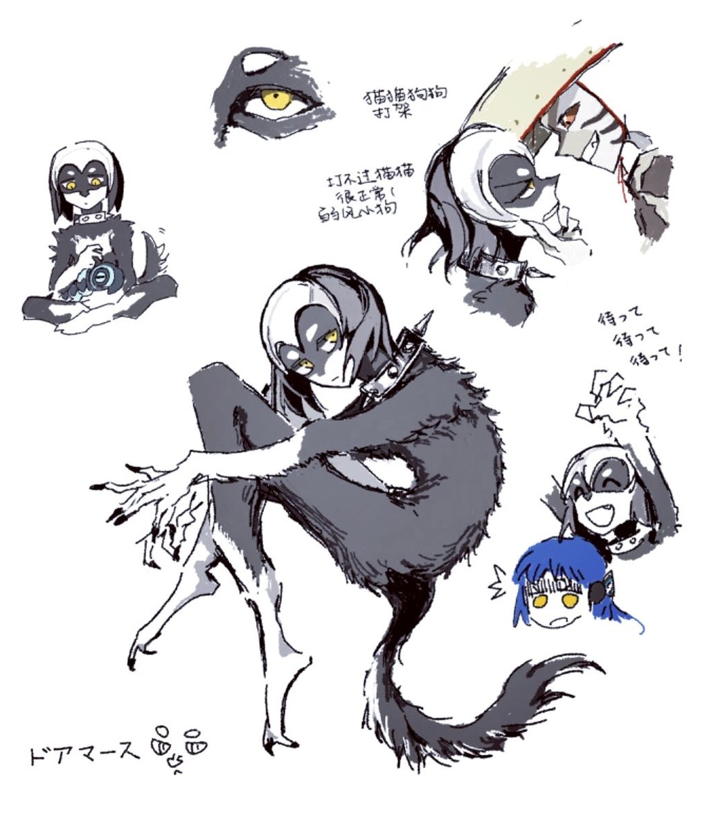#smt
有点想狗妹妹了于是睡前涂了点，希望更多人喜欢她呀，好狗狗。。。。。