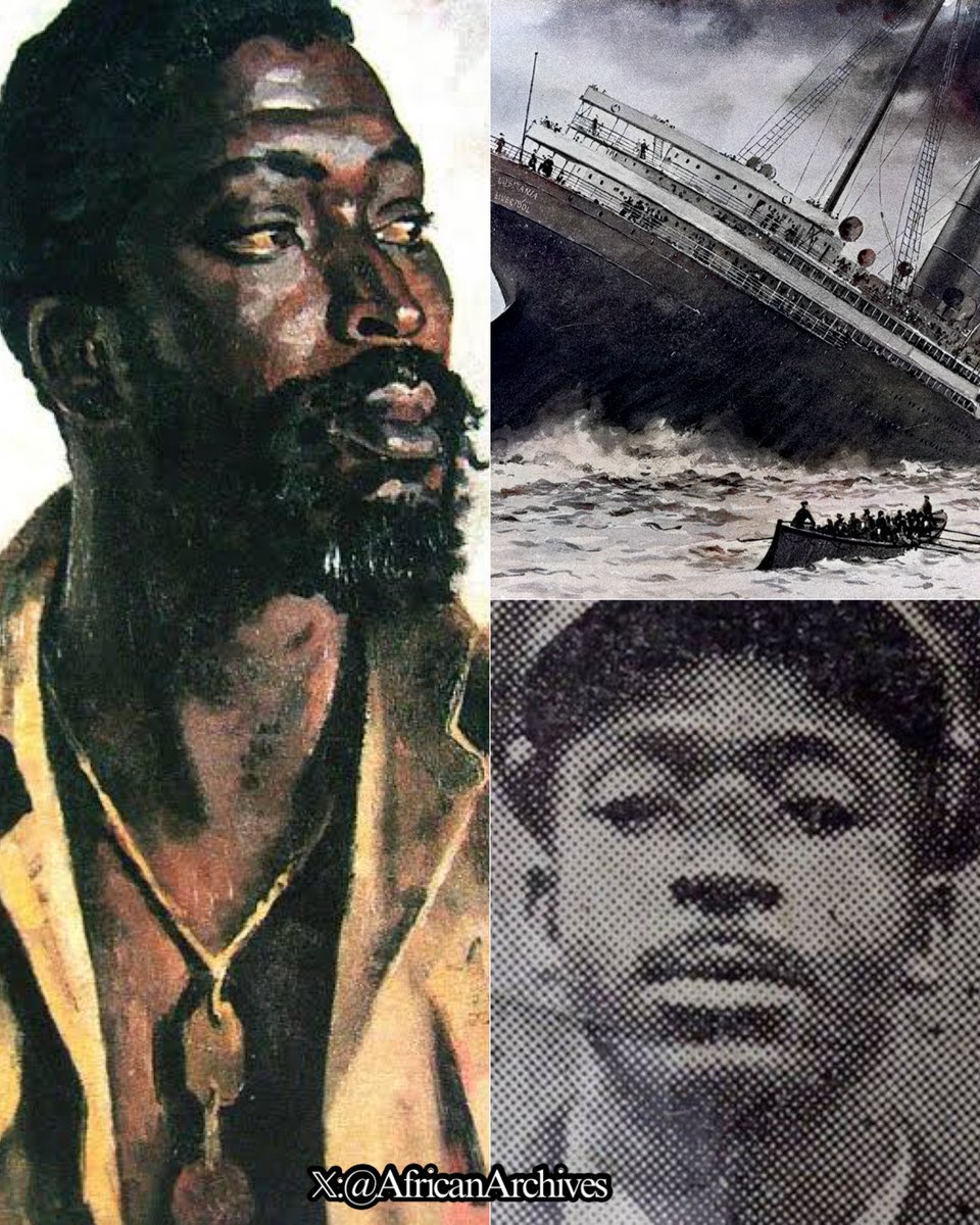 AfricanArchives's tweet photo. On this day in 1942, Job Maseko, a WW2 hero, sank a NAZI ship with a bomb made from a tin can with condensed milk. He was denied the highest military decoration, due to his race.  

A THREAD https://t.co/HZu6gzyOzt