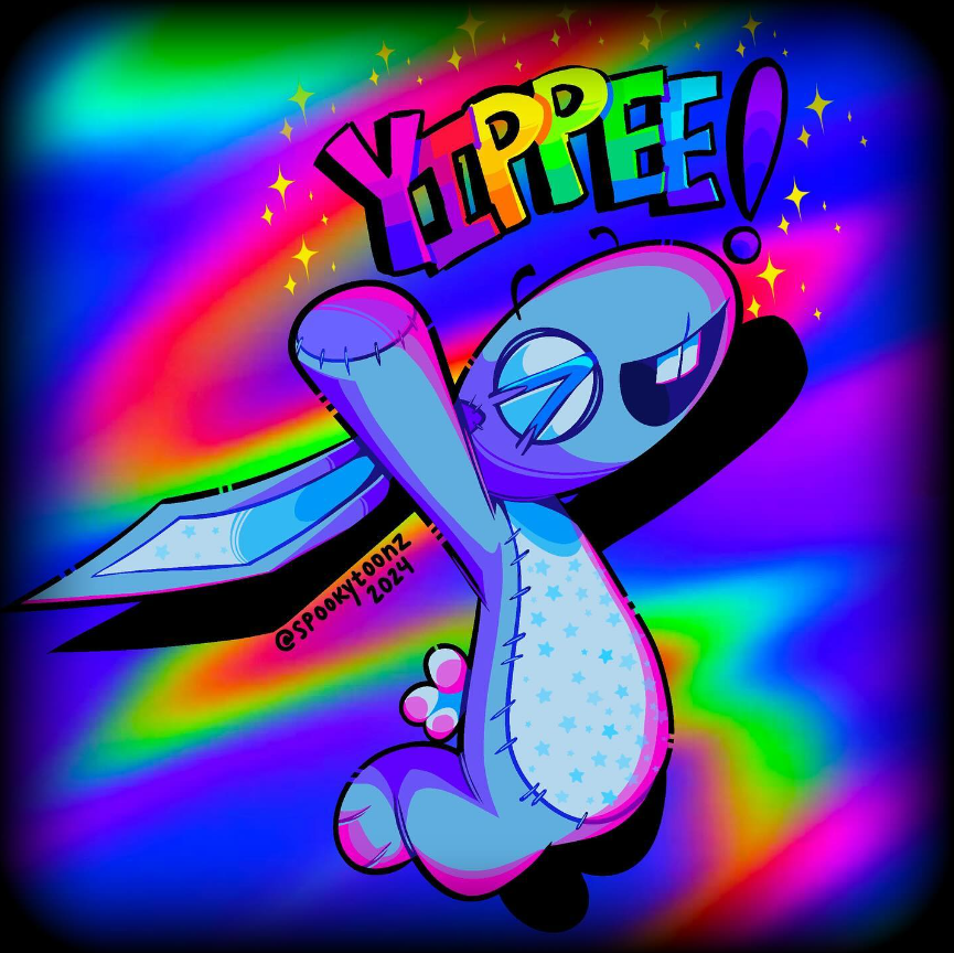daedalic's tweet photo. "Taste the rainbow, suckaaaaa!" - Harvey

Colourful is always wonderful! 💗 Thanks a lot for this beautiful artwork. Check out the artist for an additional retro version! 🤗

Harvey by Spookytoonz (IG)

Don't forget to @ or tag us in your art to get featured :3 https://t.co/VtENe8RIKx