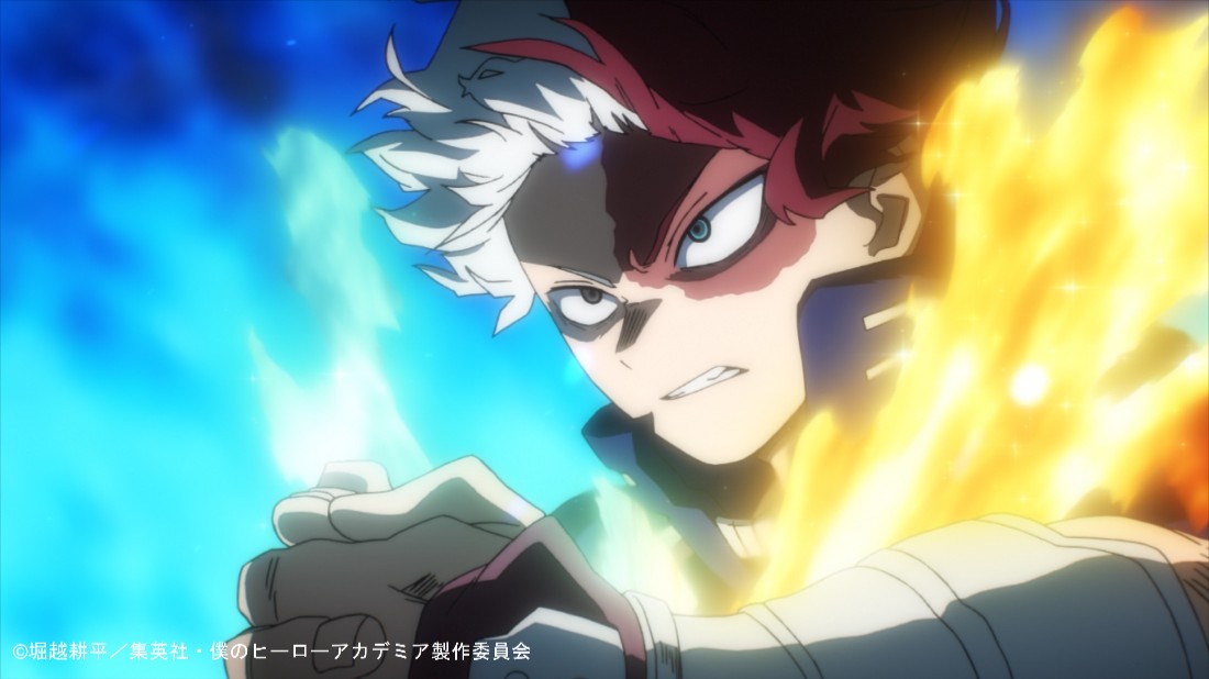 今日夕方5:30からは「#僕のヒーローアカデミア」📺 11年前、己の炎に焼