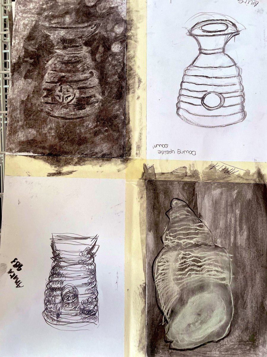 Jess_LBK's tweet image. @ewokinterm and Year 9 began their mini experiments with creative drawing today @BrookMeadAcad upper. 🎨 #artteaching #creativedrawing