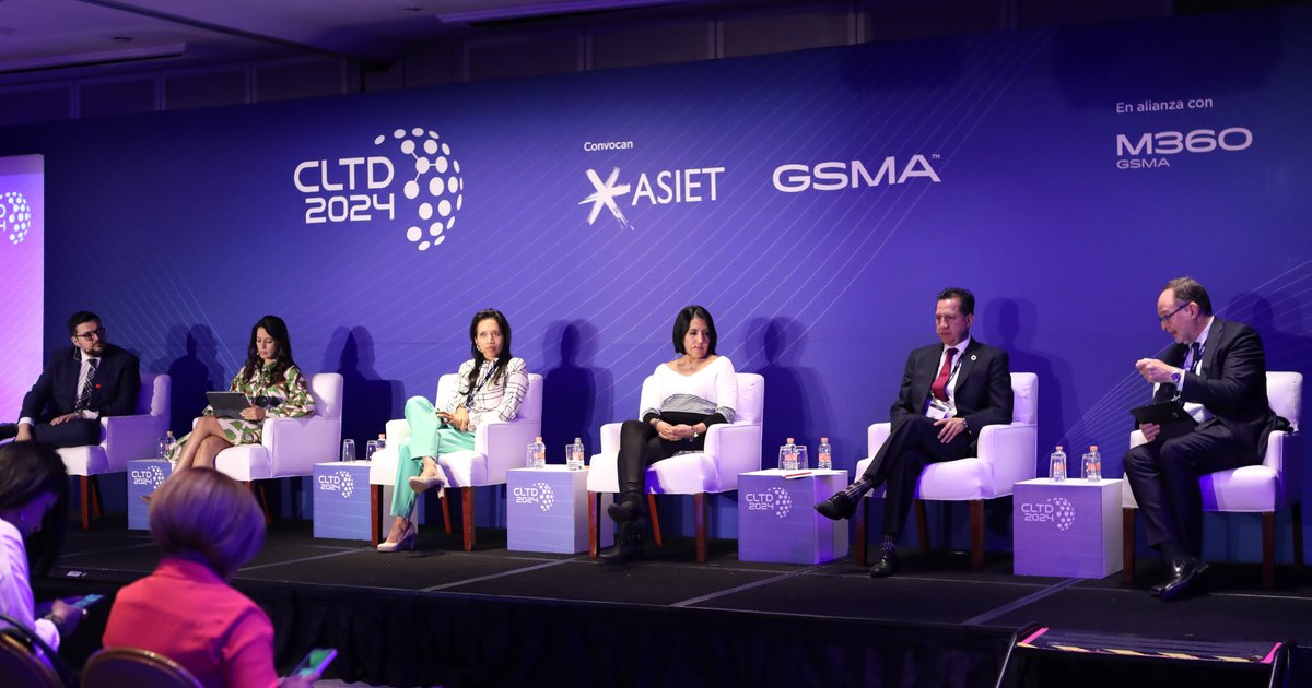 GSMA Latin America (@gsmalatam) on Twitter photo ✨ Highlights de #CLTD24 ✨ <a href="/VillaTrapala/">Tania Villa Trapala</a> (<a href="/IFT_MX/">IFT</a>), <a href="/Julissacruz/">Julissa Cruz</a> (<a href="/IndotelRD/">Instituto Dominicano de las Telecomunicaciones</a>), Ligia Ventura (<a href="/SIGETSV/">SIGET El Salvador</a>), <a href="/cesarfunesgaray/">Cesar H. Funes Garay</a> (<a href="/HuaweiLatam/">Huawei Latinoamérica</a>) y <a href="/hromanelliz/">Horacio Romanelli</a> (<a href="/Millicom/">Millicom</a>) navegaron por las ondas del espectro bajo la capitanía de <a href="/LuizZoghbi/">Luiz Felippe Zoghbi</a>.
Revive su viaje: youtu.be/WCEBpUDxeyk?si…. ✨ Highlights de #CLTD24 ✨ <a href="/VillaTrapala/">Tania Villa Trapala</a> (<a href="/IFT_MX/">IFT</a>), <a href="/Julissacruz/">Julissa Cruz</a> (<a href="/IndotelRD/">Instituto Dominicano de las Telecomunicaciones</a>), Ligia Ventura (<a href="/SIGETSV/">SIGET El Salvador</a>), <a href="/cesarfunesgaray/">Cesar H. Funes Garay</a> (<a href="/HuaweiLatam/">Huawei Latinoamérica</a>) y <a href="/hromanelliz/">Horacio Romanelli</a> (<a href="/Millicom/">Millicom</a>) navegaron por las ondas del espectro bajo la capitanía de <a href="/LuizZoghbi/">Luiz Felippe Zoghbi</a>.
Revive su viaje: youtu.be/WCEBpUDxeyk?si….