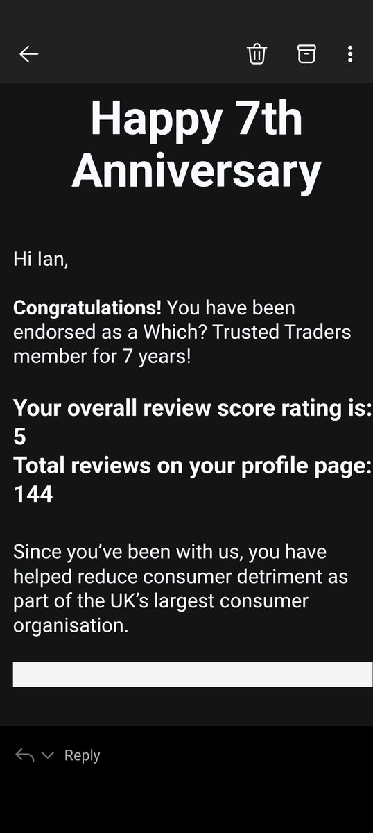 CHAPSHeating's tweet image. Out of all the places I have feedback, I&apos;m especially proud of the #whichtrustedtraders
one 😍💪🏻