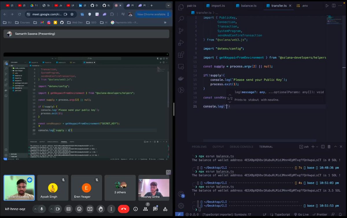 _BlockDevs's tweet image. Gm builders! 📢

Our development journey continues as we have covered the basics of Solana CLI and begun on-chain development with @0_x_Sam.

Let&apos;s keep this momentum going with a &quot;Never stop building&quot; in mind 🛠️