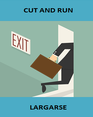 EClementeIngles's tweet photo. #IdiomsECI
("Cut and run” = "Largarse”) (Pirarse de un sitio a toda leche para evitar un problema o marrón como que el jefe nos mande trabajo para el fin de semana.)
Pron.: /kʌt ænd rʌn/
(https://t.co/DnxdCQgWOS) https://t.co/JB1g8xRO2f