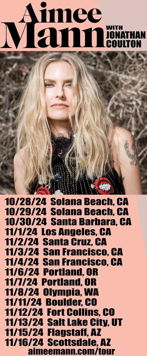 SuperEgo Records (@superegorecords) on Twitter photo NEW <a href="/aimeemann/">Aimee Mann</a> DATE ADDED! Due to popular demand another show has been added, The Belly Up in Solana Beach CA on 10/28 Tickets on sale now aimeemann.com/tour NEW <a href="/aimeemann/">Aimee Mann</a> DATE ADDED! Due to popular demand another show has been added, The Belly Up in Solana Beach CA on 10/28 Tickets on sale now aimeemann.com/tour
