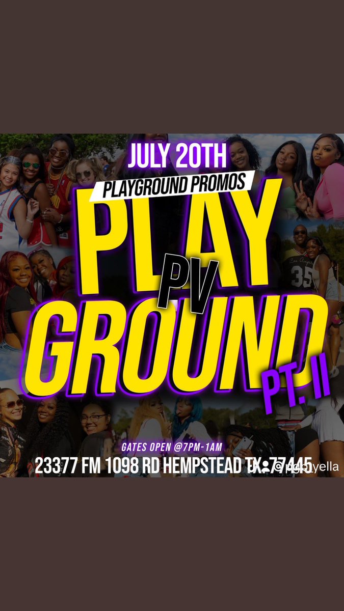 YellaBoyyKg's tweet image. Playgroundpromos Presents : #Pvplayground2 😐🔥 

July 20th @The_PGP 
#Pvamu28 #pvamu27 #pvamu26 #pvamu25 #txsu28 #txsu27 #txsu26 #txsu25 #shsu28 #shsu27 #shsu26 #shsu25