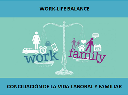 EClementeIngles's tweet photo. #BusinessEnglishECI
("Work-life balance” = "Conciliación de la vida laboral y familiar”) (La utopía esa según la cual es posible trabajar y pese a eso tener familia e hijos con los que llevar una vida normal.)
Pron.: /wɜːk-laɪf ˈbæləns/
(https://t.co/0Akdj8WYC4) https://t.co/vw4CGHiAbz
