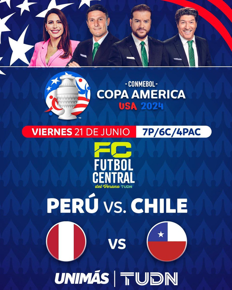 #AmericaUnida
<a href="/Univision/">Univision</a> <a href="/TUDNUSA/">TUDN USA</a>
