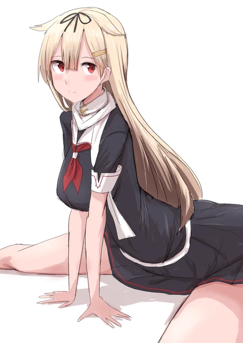 夕立ちゃん。#艦これ版深夜の真剣お絵描き60分一本勝負#艦これ版真剣お絵描き60分一本勝負_20240621 
