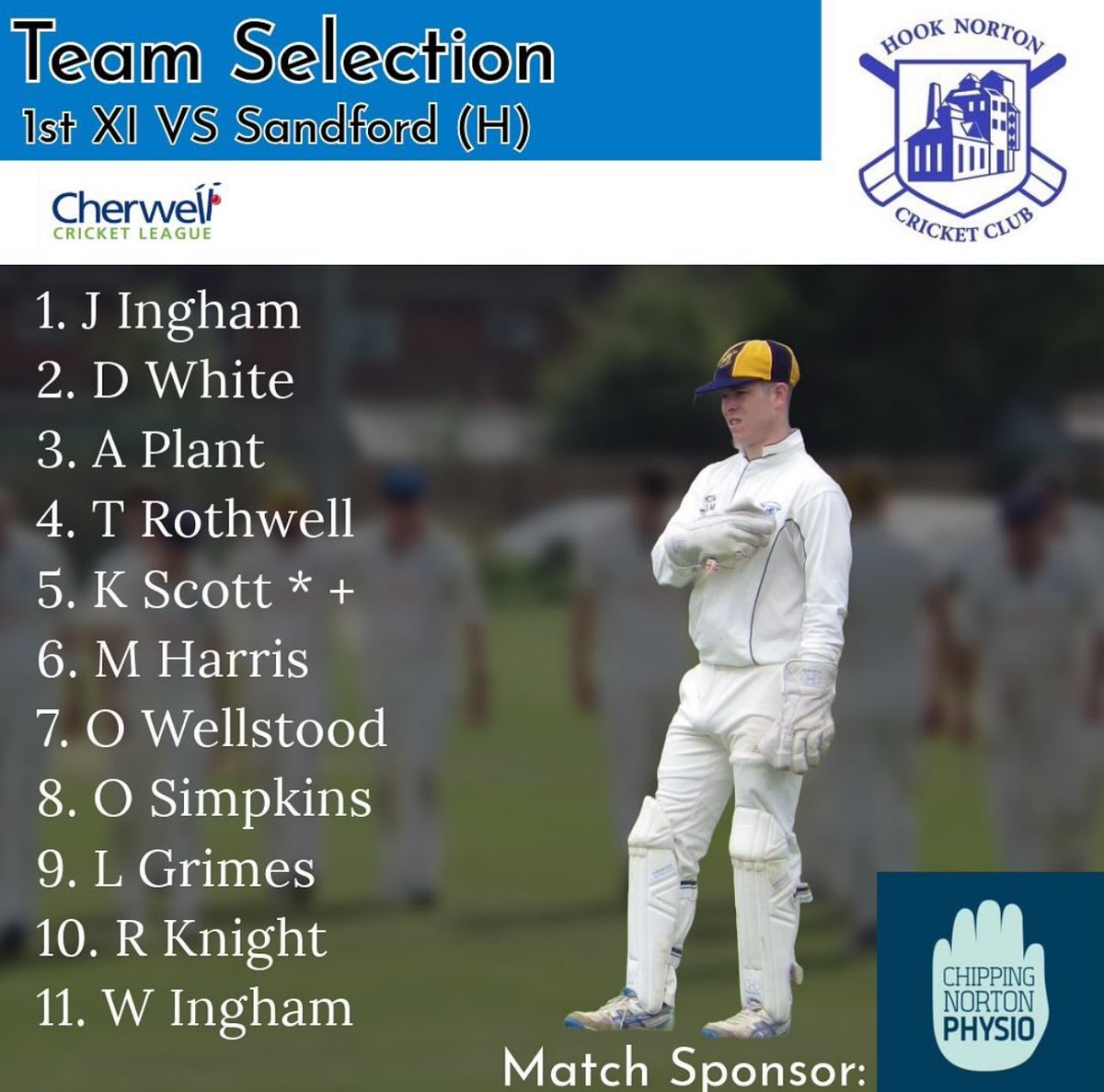 Hook Norton Cricket Club (@hooknortoncc) on Twitter photo Here is your 1st XI for tomorrowโs fixture at ๐ก vs <a href="/SandfordCricket/">Sandford St Martin Cricket Club</a>. Here is your 1st XI for tomorrowโs fixture at ๐ก vs <a href="/SandfordCricket/">Sandford St Martin Cricket Club</a>.