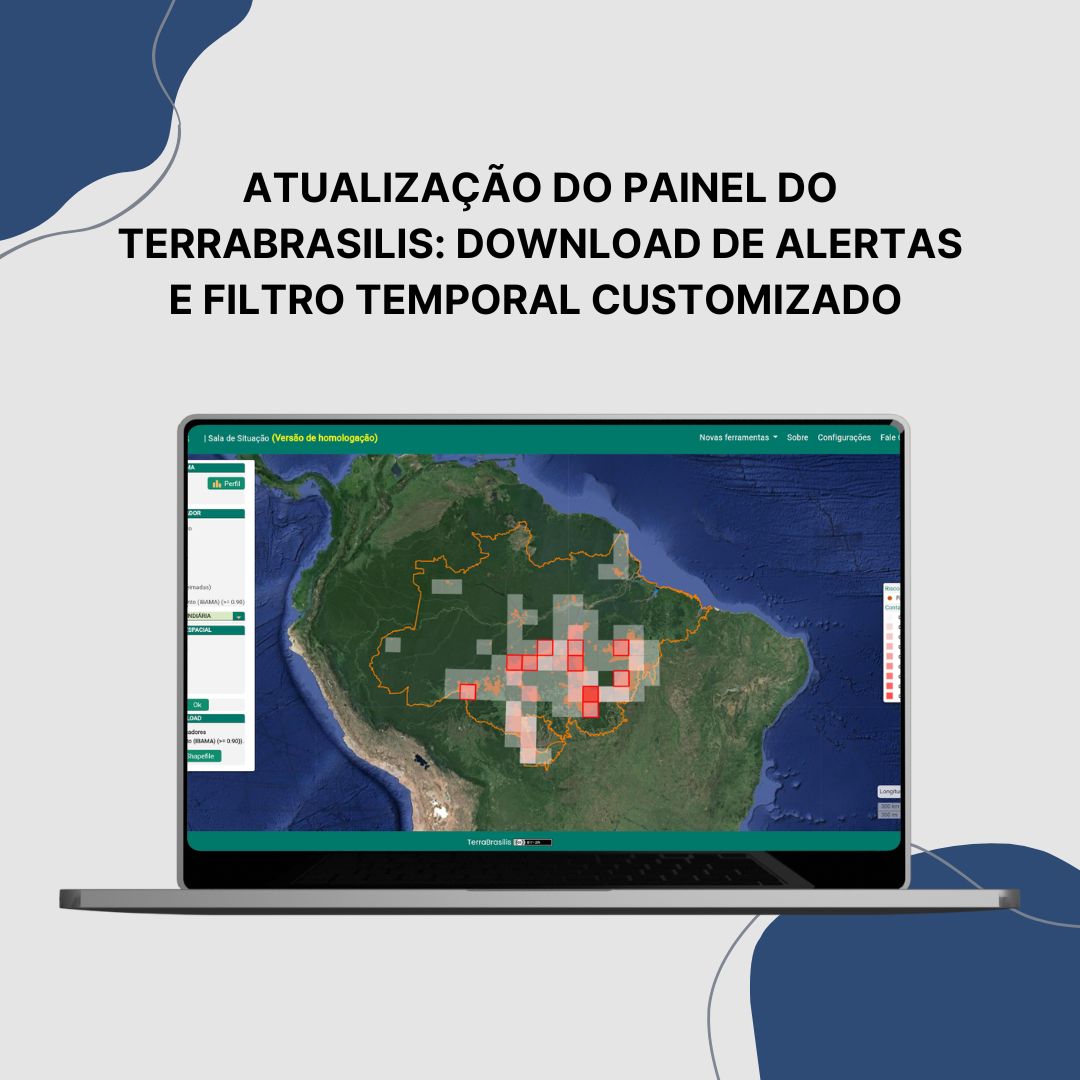 Lançamento da nova versão da TerraBrasilis: Sala de Situação 🚨🌍

A ferramenta TerraBrasilis: Sala de Situação acaba de lançar uma nova versão com funcionalidades aprimoradas e mais tecnológicas.
+
