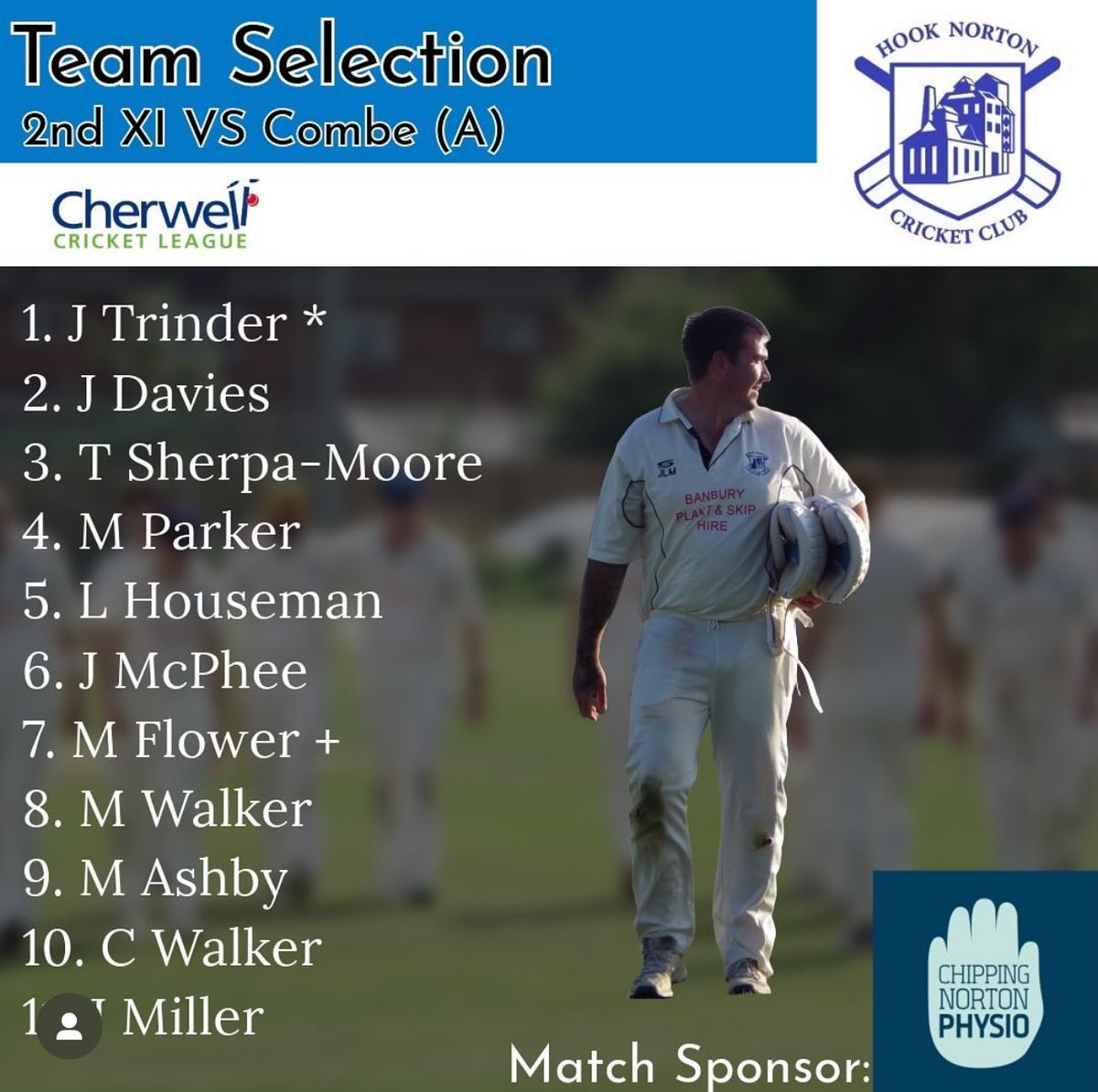 Hook Norton Cricket Club (@hooknortoncc) on Twitter photo Here is your 2nd XI for the ๐ fixture vs <a href="/Combe_CC/">Combe Cricket Club</a>. After a week off it is great to be back playing again. Here is your 2nd XI for the ๐ fixture vs <a href="/Combe_CC/">Combe Cricket Club</a>. After a week off it is great to be back playing again.