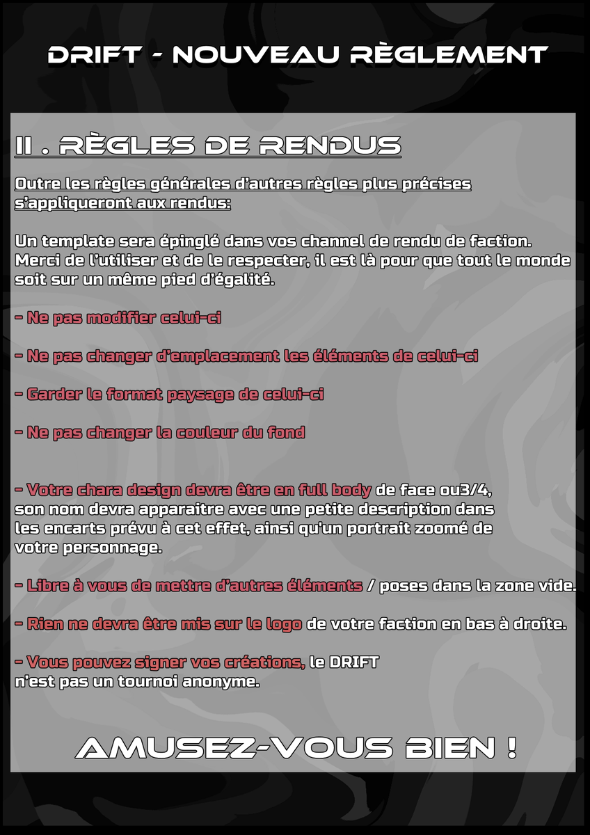 DRIFT | Tournoi de dessin | Edition 2024 terminée tweet media