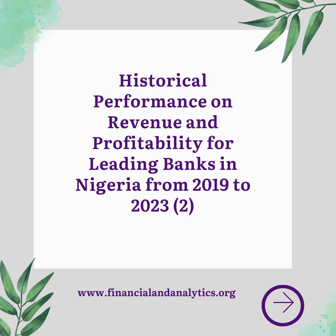 fandacapitalltd's tweet photo. Continuing to track Nigeria's leading bank's impressive revenue and profitability growth from 2019-2023! 🏦 #bankperformance #FinancialNews #FinancialFitness #bankholiday https://t.co/hZmFmfDPc0